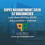 CIPET Recruitment 2020