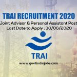 TRAI Recruitment 2020